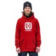 HORSEFEATHERS SHERMAN SWEATSHIRT RED - FELPA