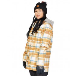 DC SHOES BANDWIDTH JACKET - PLAID PELICAN