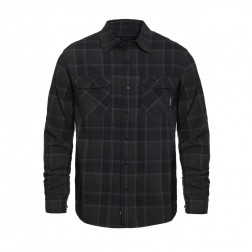 HORSEFEATHERS DOUGH INSULATED SHIRT - CAMICIA IN TESSUTO TECNICO - ANTHRACITE