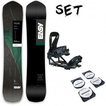 EASY SNOWBOARDS SET EASY PEAK SPLIT + ATTACCHI SPARK ARC ST + PUCKS SPARK