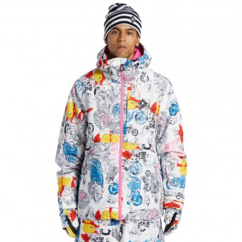 DC SHOES ANDY WARHOL BASIS JACKET - SAINTS AND SINNERS