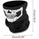 SNOWBOARDMANIA SCALDACOLLO SKULL NERO-ROSA