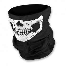 SNOWBOARDMANIA SCALDACOLLO SKULL NERO-BIANCO