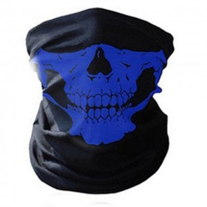 SNOWBOARDMANIA SCALDACOLLO SKULL NERO-BLU