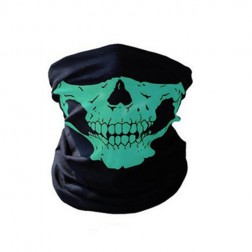 SNOWBOARDMANIA SCALDACOLLO SKULL NERO-VERDE