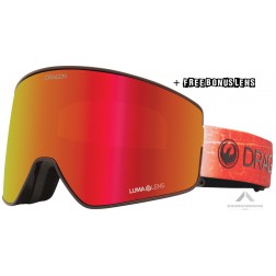 DRAGON ALLIANCE PXV2 INFERNO LL RED ION + LL ROSE (lente in omaggio)